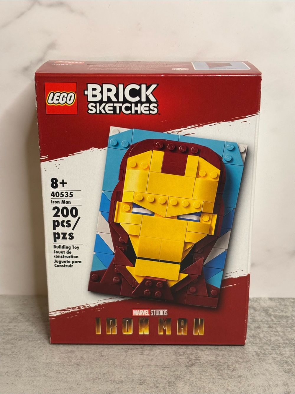 Lego Brick Sketches Iron Man Set (#40535)